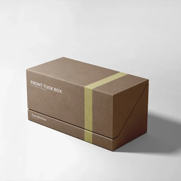 Magnetic closure deluxe rigid box with custom foil logo.