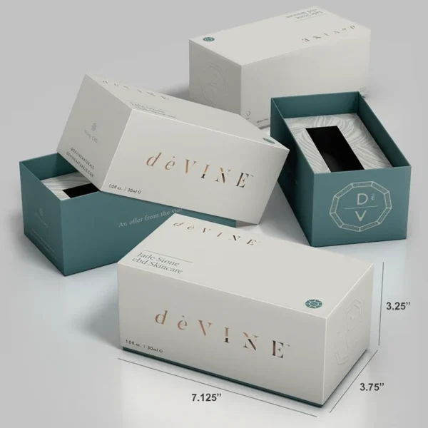 Luxury deluxe rigid box for premium gift packaging.