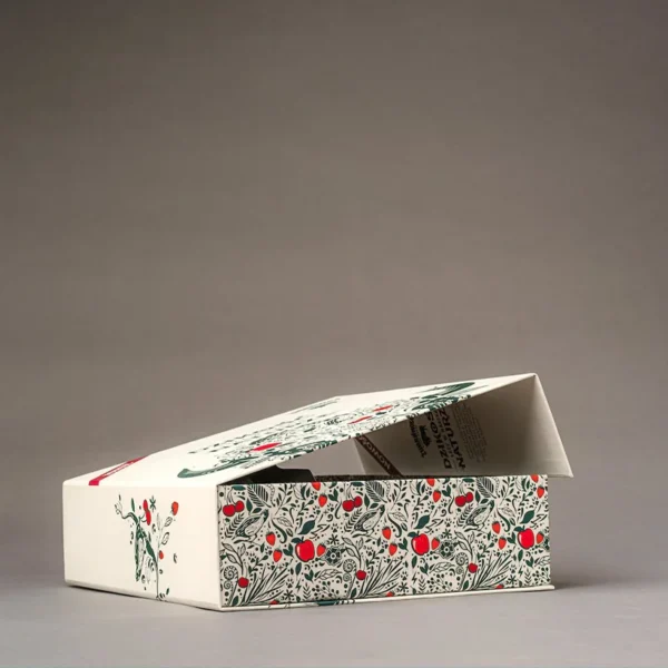 Custom size rigid fancy gift box for luxury products.