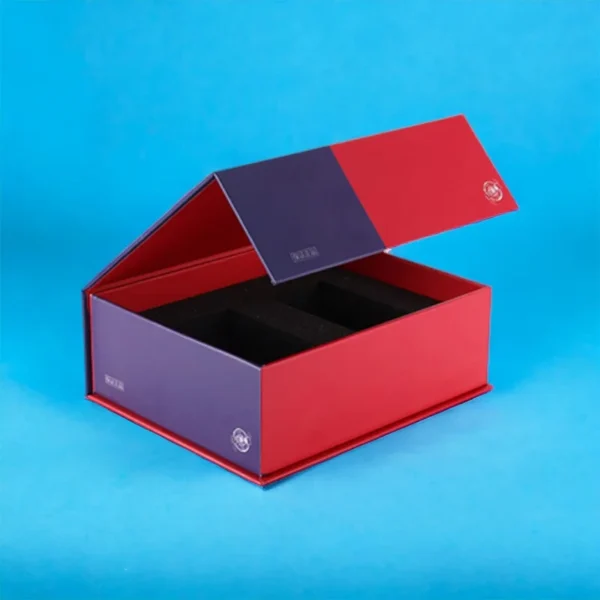 Sustainable rigid fancy gift box for eco-luxury packaging.
