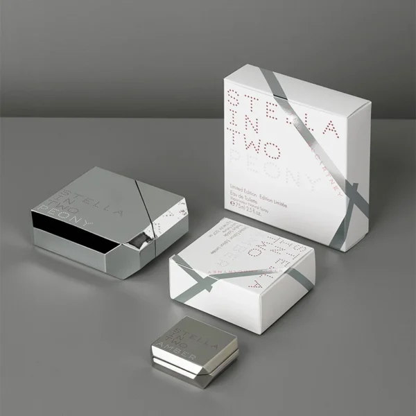 Luxury rigid promotional gift box for brand marketing.