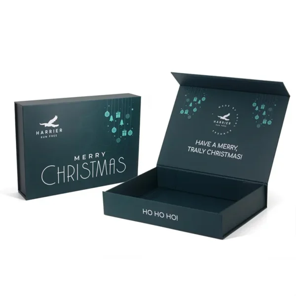 Premium magnetic rigid box for promotional packaging.