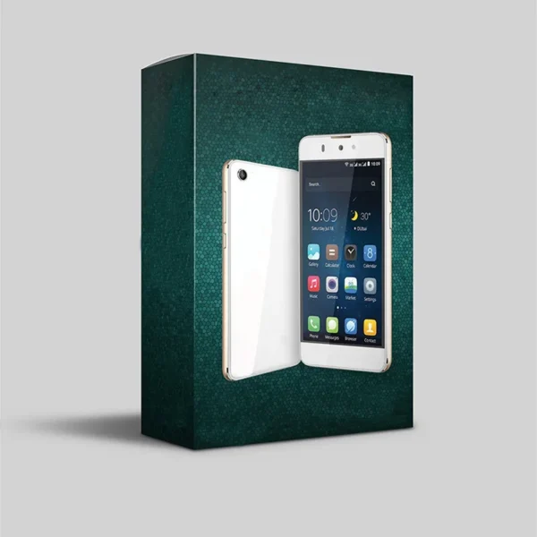 Custom Black Cell Phone Rigid Box