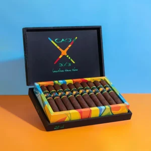 Luxury rigid cigar box for premium cigar packaging.