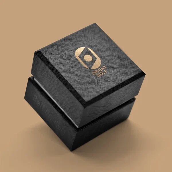 Magnetic closure luxury watch box with rigid design.
