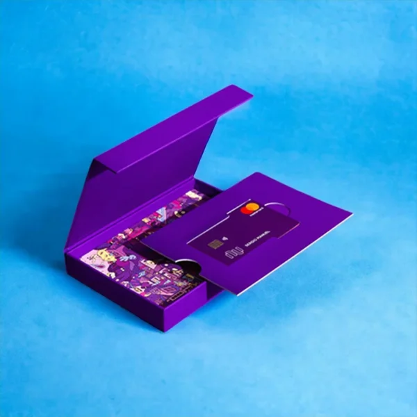 Custom rigid box for professional presentation and branding.
