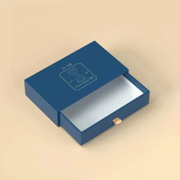 Premium rigid sleeve packaging with slide-out design.
