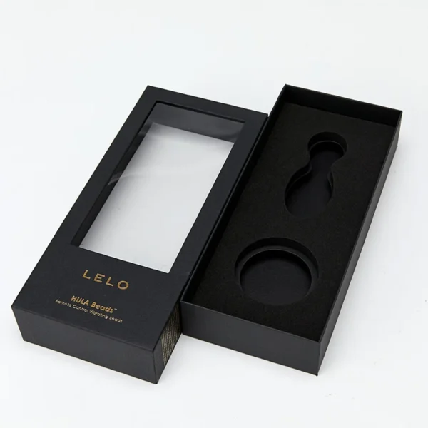 Black Color Telescopic Printed Boxes
