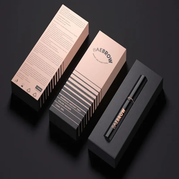 Custom rigid vape box for cartridges and vape pens.