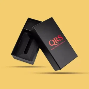 Luxury custom two-piece rigid box for premium gift packaging.