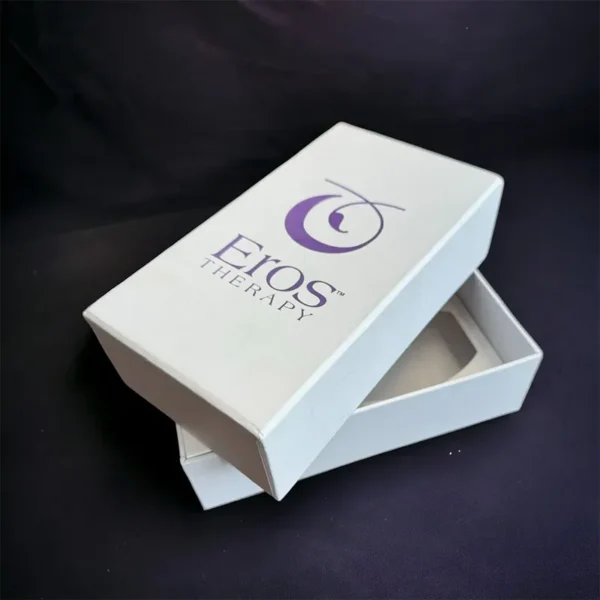 Luxury custom two-piece rigid box for premium gift packaging.